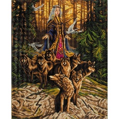 Изображение товара Алмазная мозаика ФРЕЯ ALPD-035 Новолетие 40х50 см