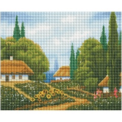 Изображение товара Алмазная мозаика ТРИ СОВЫ Лето, 40*50 см