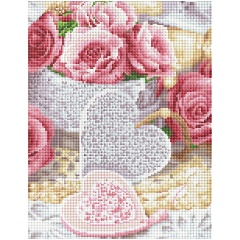 Изображение товара Алмазная мозаика ТРИ СОВЫ Розы 30x40 см - набор для творчества