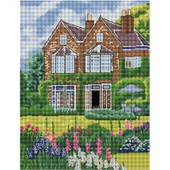 Изображение товара Алмазная мозаика ТРИ СОВЫ Усадьба 40х50 см набор для творчества