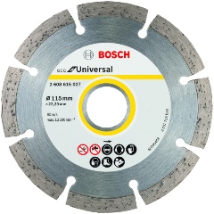 Изображение товара Диск алмазный Bosch 2608615027, алмазный, 115х22.23 мм, универсальный