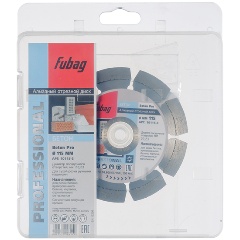 Изображение товара Алмазный диск FUBAG Beton Pro 115 мм для бетона и кирпича