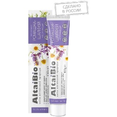 Изображение товара Зубная паста ALTAIBIO Anti-Tobacco отбеливающая, ромашка-шалфей, 75 мл