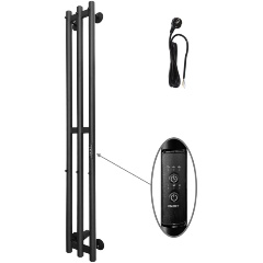 Изображение товара Полотенцесушитель ALTASAN Арго (электро.) 120х17 (скр.монтаж, унив.подкл., Черный муар), Альтасан