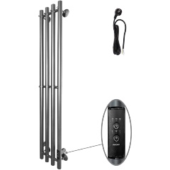 Изображение товара Электрический полотенцесушитель ALTASAN Арго 120х21 графит скрещ. монтаж