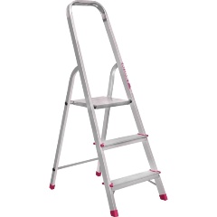 Изображение товара Стремянка Алюмет 3 ступени стальная оцинкованная