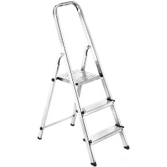 Изображение товара Алюминиевая стремянка Perilla Уфук 3 ступенчатая легкая и прочная