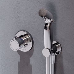 Изображение товара AM.PM Гигиенический набор X-Joy для скрытого монтажа со встроенным смесителем для душа с ТМС, F0H85A400