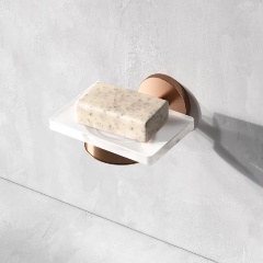 Изображение товара Мыльница AM.PM X-Joy с настенным держателем, розовое золото A85A34244