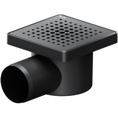 Изображение товара Трап для душа AM.PM W02BD-P11-010-01BM PrimeFlow точечный универс затвор Cut Gradient 10см цвет черн мат