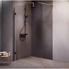 Изображение товара Душевая перегородка AM.PM X-Joy 120x195, черый (W94UWI-120-F1-BTE)