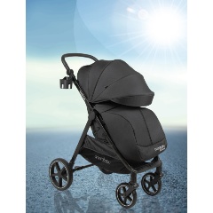 Изображение товара Прогулочная коляска Amarobaby AB23-10STROLLINJOY/09 черная для детей с 6 месяцев