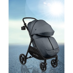 Изображение товара Прогулочная коляска Amarobaby AB23-10STROLLINJOY/11 Strollin'Joy серый