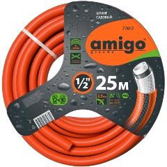 Изображение товара Шланг садовый AMIGO пятислойный 1/2 25м 77017