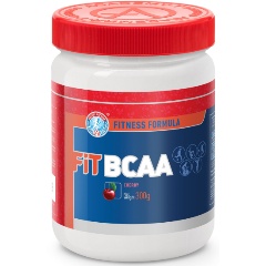 Изображение товара Аминокислоты BCAA Fit вишня 300 г для набора мышечной массы и восстановления