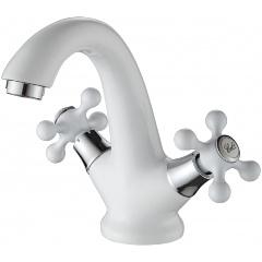 Изображение товара Смеситель для раковины AMMORE A1081-C, белый