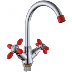 Изображение товара Смеситель для раковины/кухни с гайкой AMMORE A1083-4, хром