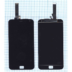 Изображение товара Модуль (матрица + тачскрин) AMPERIN для Meizu MX4 Pro черный