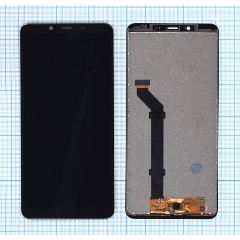 Изображение товара Модуль (матрица + тачскрин) AMPERIN для Nokia 3.1 Plus черный