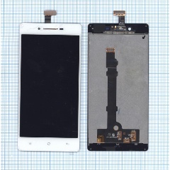 Изображение товара Модуль (матрица + тачскрин) AMPERIN для OPPO R1 белый