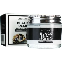 Изображение товара Ампульный крем для лица LEBELAGE с муцином чёрной улитки, 70 мл
