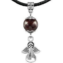 Изображение товара Амулет АМУЛЕТИКА MKA22-17 Ангел-хранитель с гранатом