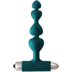 Изображение товара Анальная виброелочка LOLA TOYS Зеленая Edition Excellence - 15 см.