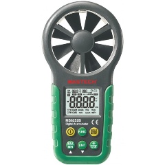 Изображение товара Анемометр с крыльчаткой цифровой Mastech MS6252B, температура, влажность, порт USB