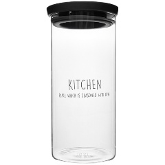 Изображение товара Банка для сыпучих продуктов ANNA LAFARG Special 1.1 л стекло пластик