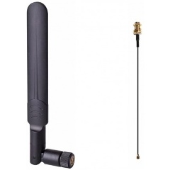 Изображение товара Антенна с удлинителем IPX4 для WiFI, BT KS-is (KS-790B) комплект, SMA M + IPX4 F