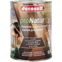 Изображение товара Антисептик ПУФАС лессирующий для дерева СОСНА Decoself (0,8л)
