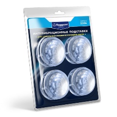 Изображение товара Антивибрационные подставки TOPPERR 3206 для бытовой техники, 4 шт