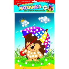 Изображение товара Мозаика АППЛИКА Набор д/тв. ЕЖИК ПОД ДОЖДЕМ