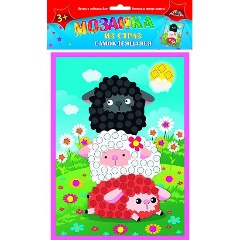 Изображение товара Мозаика АППЛИКА Набор д/тв. ПУШИСТЫЕ АКРОБАТЫ стразы