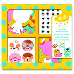 Изображение товара Набор для творчества DJECO 09050 Аппликация. Животные