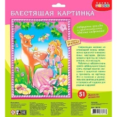 Изображение товара Аппликация ДРОФА-МЕДИА 3013 Блестящая картинка пазл. Лесная фея