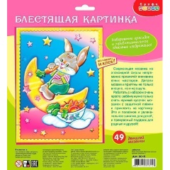 Изображение товара Аппликация ДРОФА-МЕДИА 3015 Блестящая картинка пазл. Зайчонок