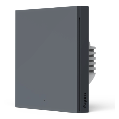 Изображение товара Умный выключатель AQARA WS-EUK03 graphite (1 клавиша, с нейтралью)