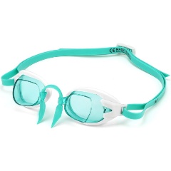Изображение товара Очки для плавания AQUA SPHERE Chronos зеленые линзы, зеленый/белый