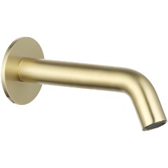 Изображение товара Излив встраиваемый AQUAME AQM8302BG 110-180мм, латунь, золото шлифованное