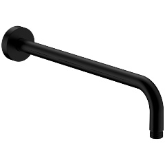 Изображение товара Держатель верхнего душа AQUAME AQM8702MB L=400 мм, настенный, черный матовый