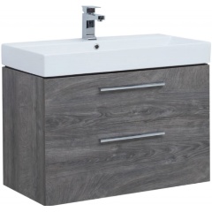 Изображение товара Тумба под раковину AQUANET Nova 85 2 ящ. (SLIM SYNERGY) цв.дуб рошелье (249921)