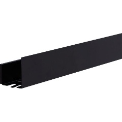 Изображение товара Полка AQUANET Магнум 500х120х100 с крючками цв. черный матовый (274189)