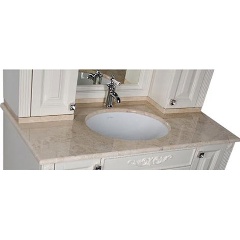 Изображение товара Столешница AQUANET Кастильо 120 цв.CREMA NOVA