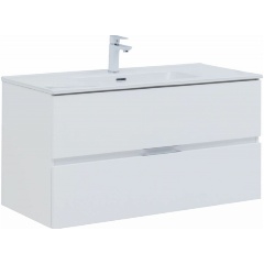 Изображение товара Подвесная тумба для раковины AQUANET Алвита new 100 белый матовый