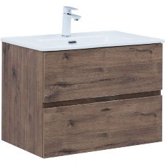 Изображение товара Тумба под раковину AQUANET Алвита new 70 дуб веллингтон табак
