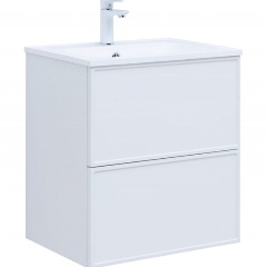 Изображение товара Тумба под раковину AQUANET Арт 60 Цвет белый матовый