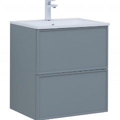 Изображение товара Тумба AQUANET Арт 60 мити грин для ванной комнаты с push-to-open