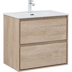 Изображение товара Тумба под раковину AQUANET Милан 70 цв дуб светлый мебель для ванной