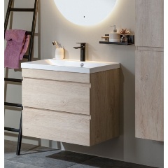 Изображение товара Тумба под раковину AQUANET Нота new 100 цв.дуб светлый (334200)